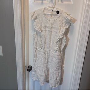 Wild Fable White Textured Top